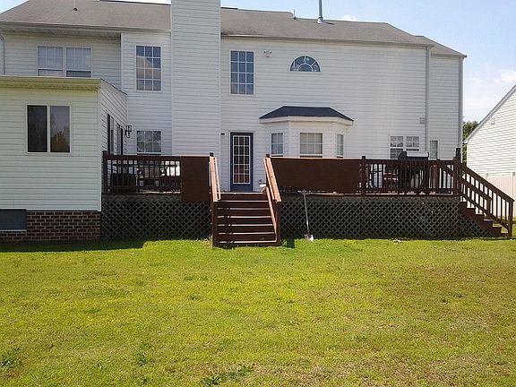 back view/extra large deck