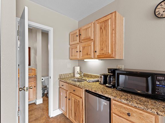 Microwave, Mini Fridge, and Coffee Maker