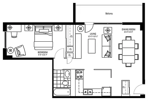Floor plan 1207