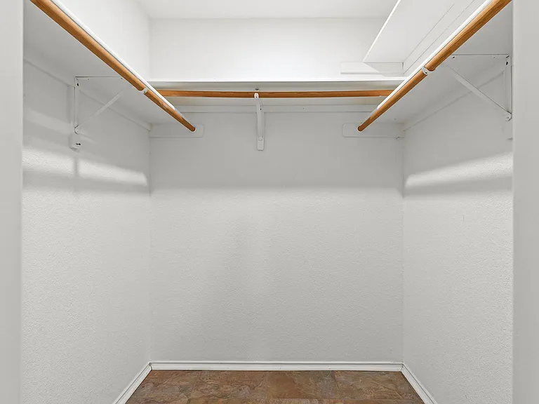 Master walk-in closet