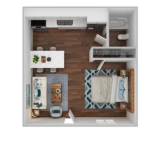 Floor plan Studio (S1)