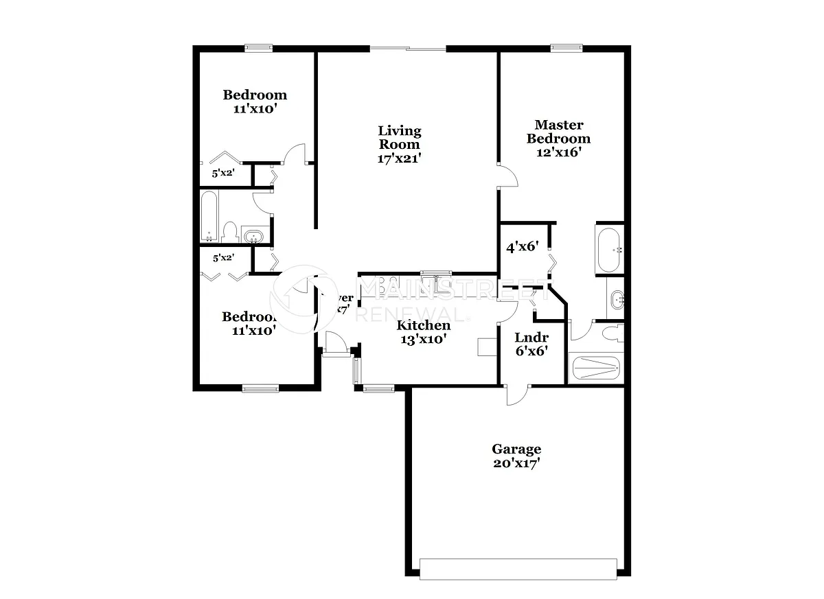 Floor Plan - 2406 Askey Ct