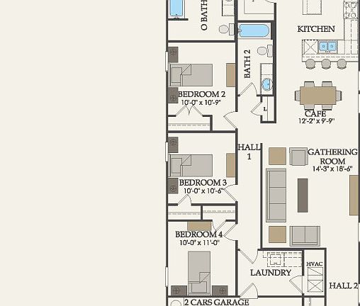 First Floor 4 br 2 ba