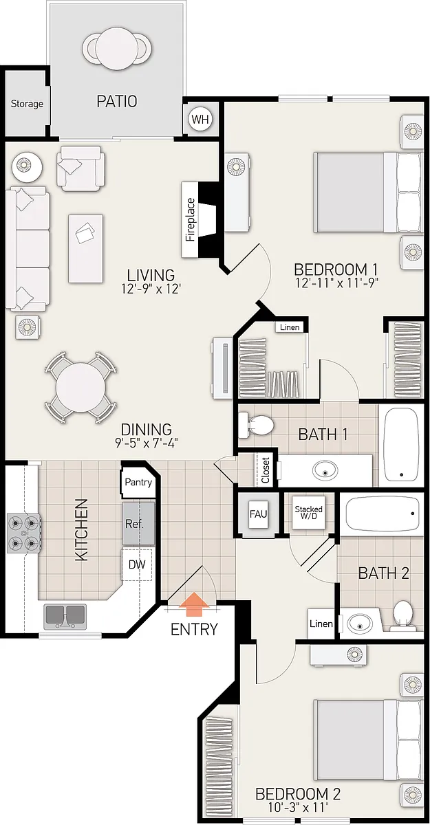 Floor plan Plan C
