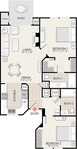 Floor plan Plan C