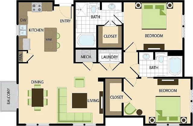 Floor plan Travis | B5