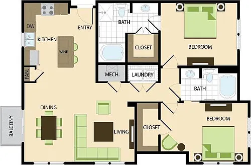 Floor plan Travis | B5