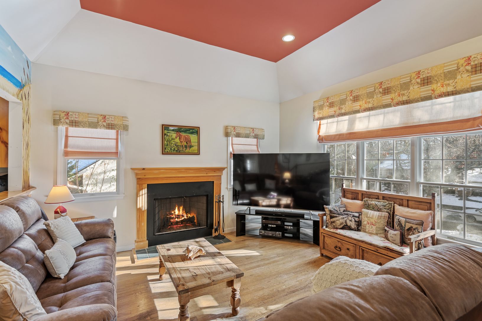  Fireplace and Lots Of Windows