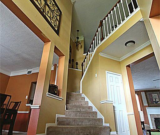 High ceilings greet you upon entry!