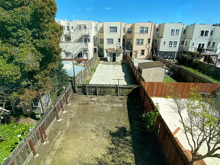 Shared backyard