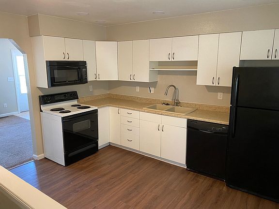 Updated kitchen with new flooring