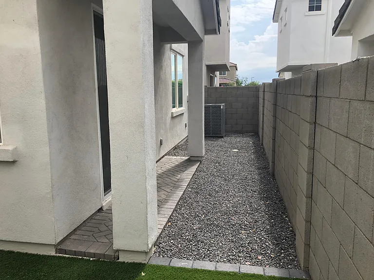Low maintenance Backyard