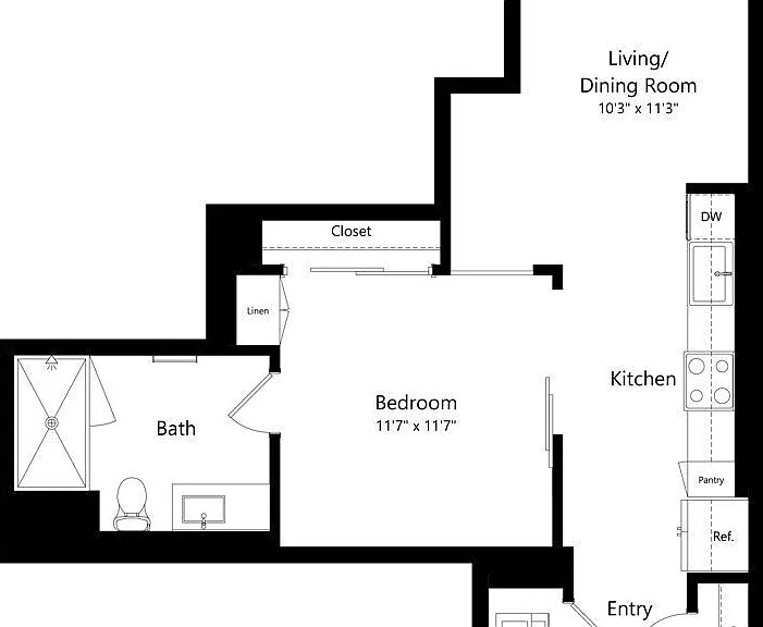 0E1 floor plan Highwater