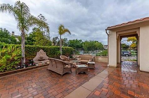 Custom Pavers, Fountain and a Peaceful View
