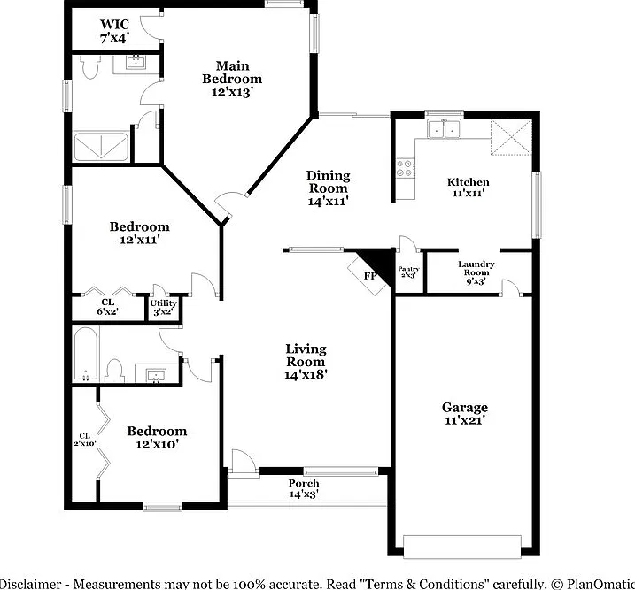 3 bed, 2.0 bath, 1235 sqft, $2,195 — Photo 2