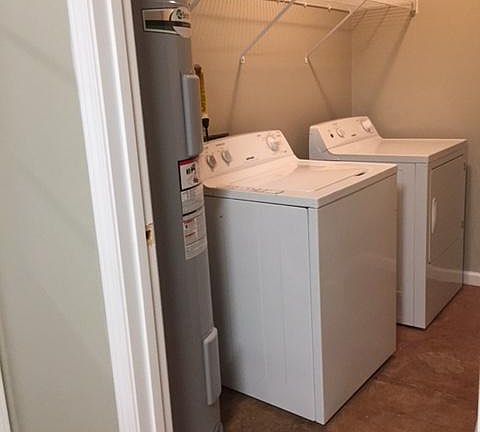 Washer and dryer available to rent for additional fee