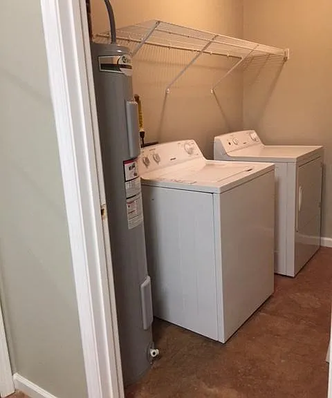 Washer and dryer available to rent for additional fee