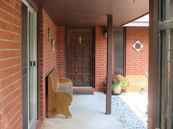 Entrance with covered porch
