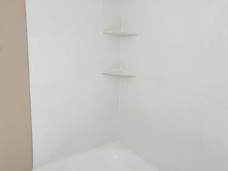 New tub shower