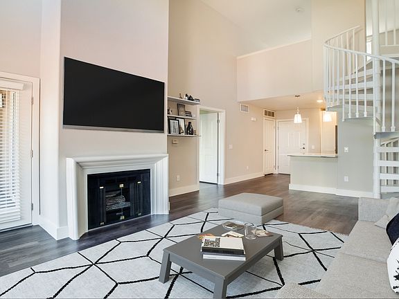 Large living areas with spacious balconies and patios