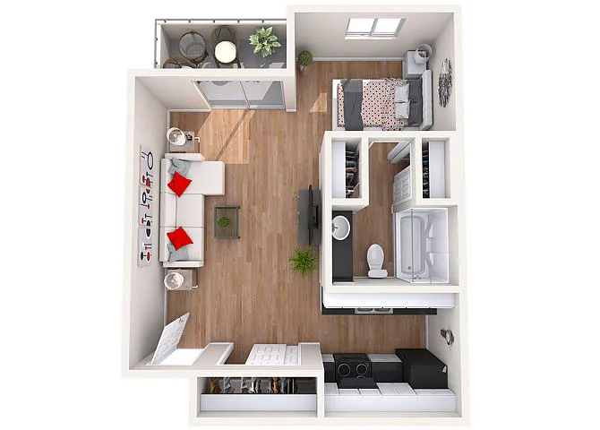 Floor plan Studio