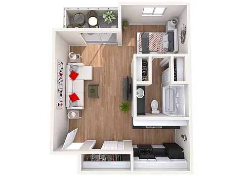 Floor plan Studio