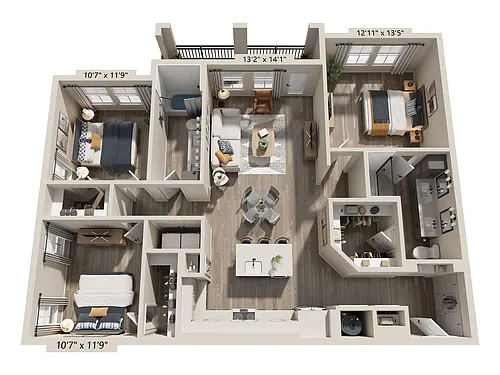 Floor plan C1