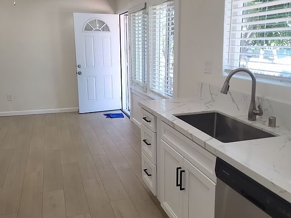 The View of from the Kitchen to the Living Area