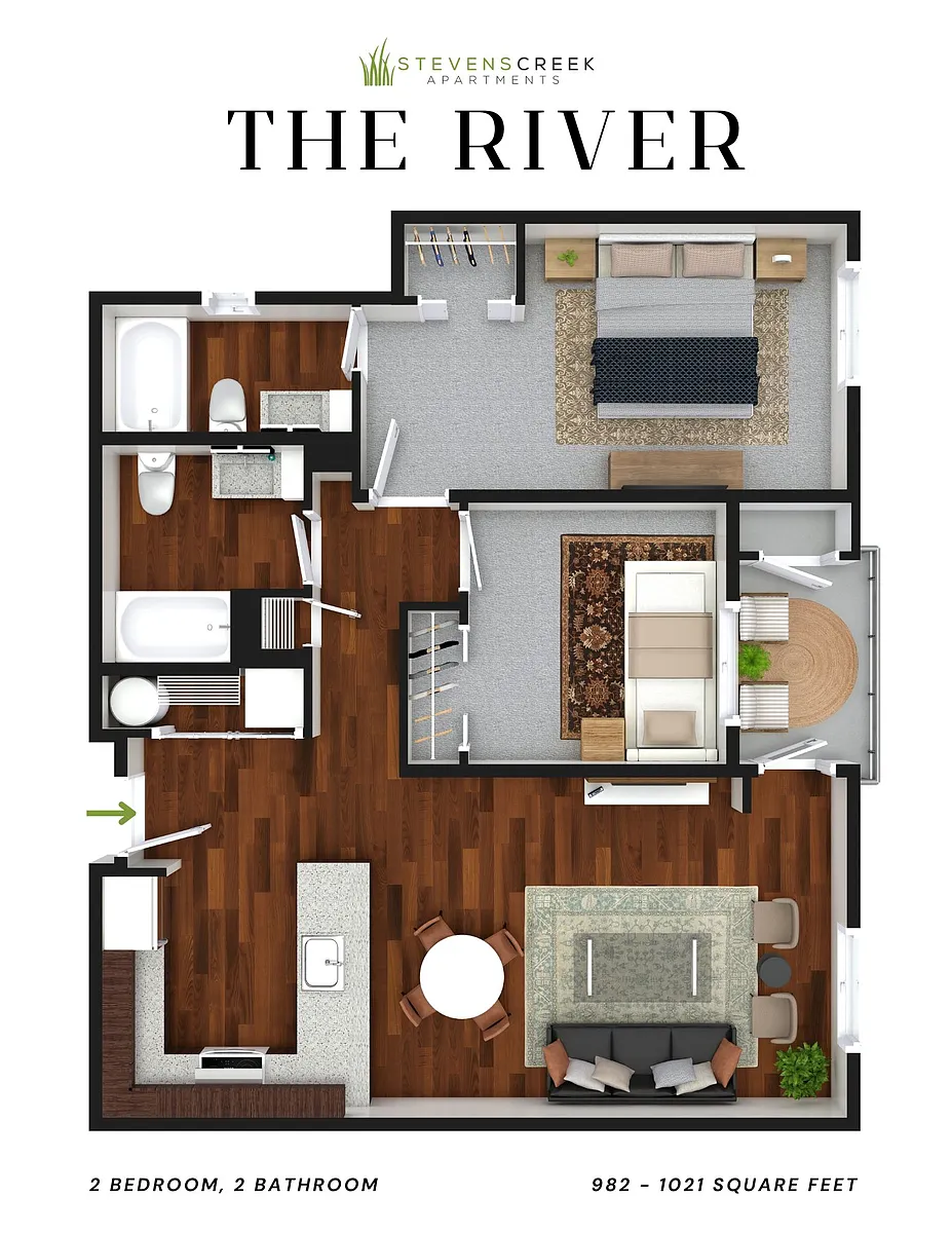 Floor plan The River