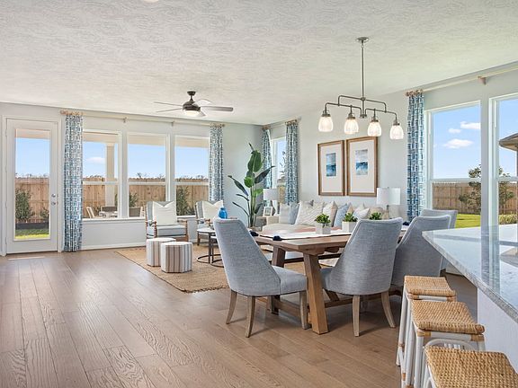 Plan 2130 Great room as modeled at Imperial Forest