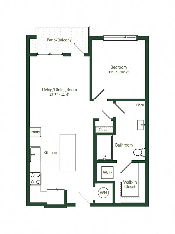 Floor plan A1-M3