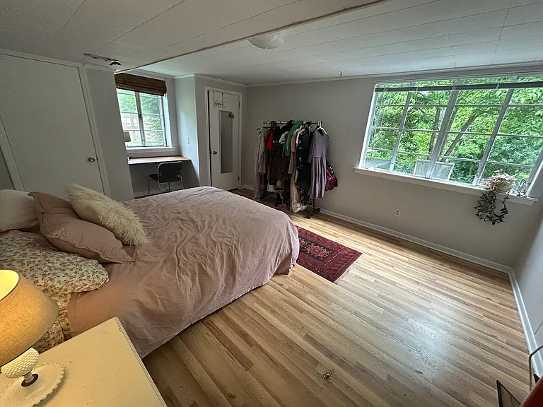 lower level bedroom - sunny with 2 windows.