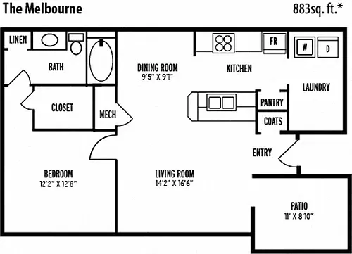 Floor plan Melbourne