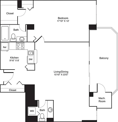 Floor plan Foxton