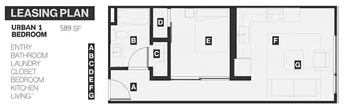 Floor plan 1X1
