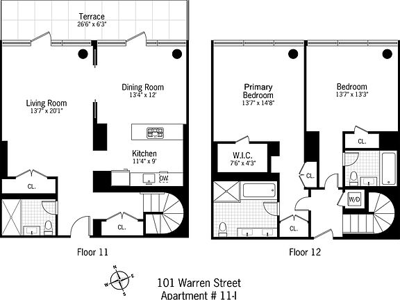 2nd image of 101 Warren St #11I
