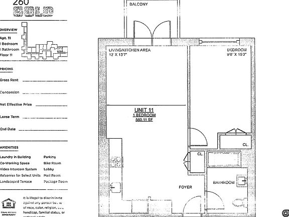 2nd image of 260 Gold St APT 1111
