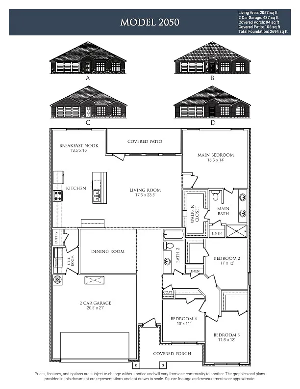 Floor plan 2015 Clay Street