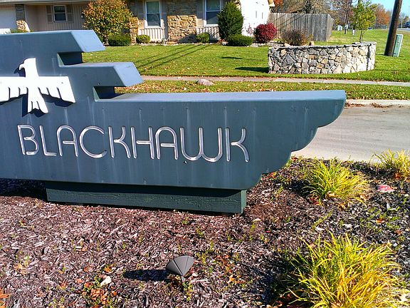 Entrance Sign to Blackhawk