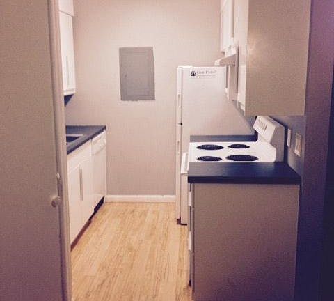 kitchen, refurbished for previous tenant