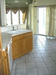 Kitchen is open to breakfast nook adn Family room