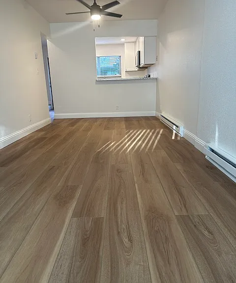 Looking from patio to living room