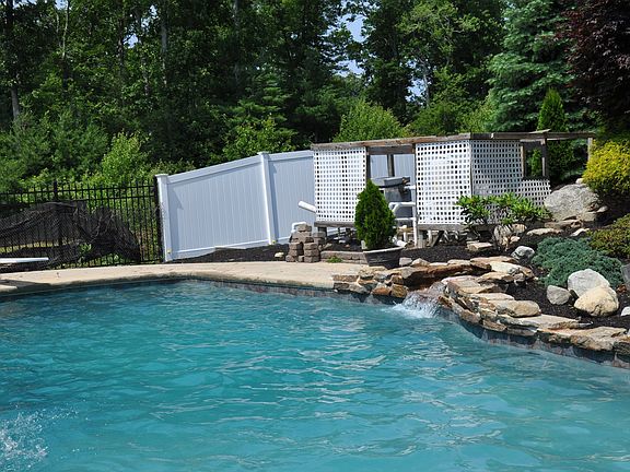 pool with water fall