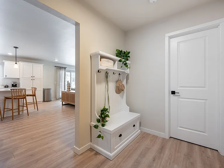A thoughtfully designed entry area that makes coming home feel easy, organized, and effortless.