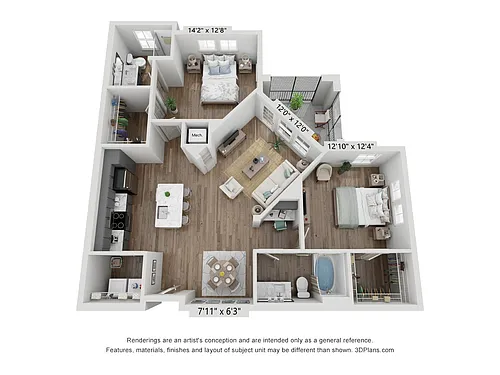 Floor plan B2