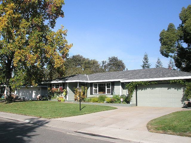 South facing front of home