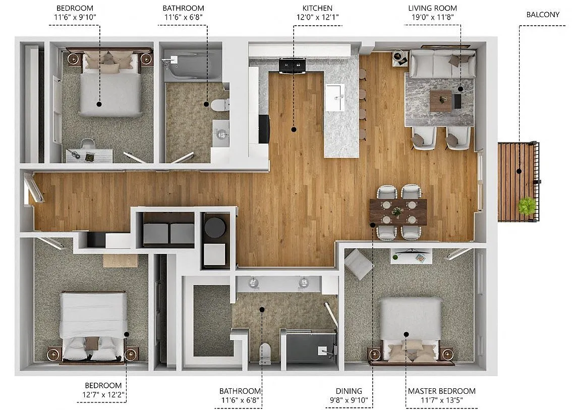Floor plan C4