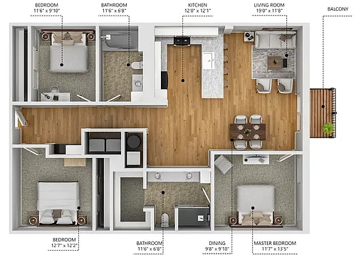 Floor plan C4