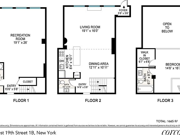 2nd image of 251 W 19th St APT 1B