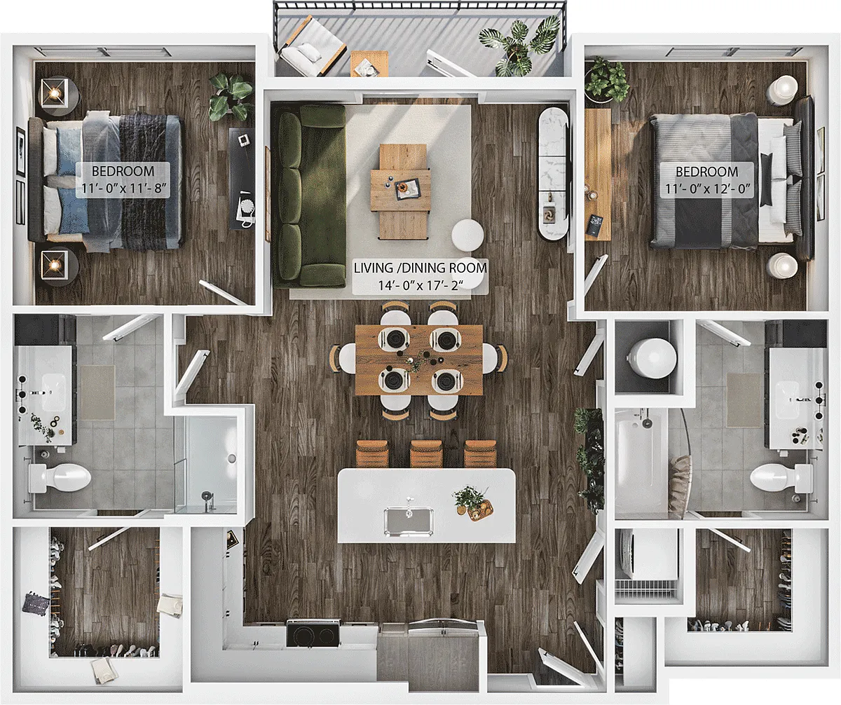 Floor plan B1